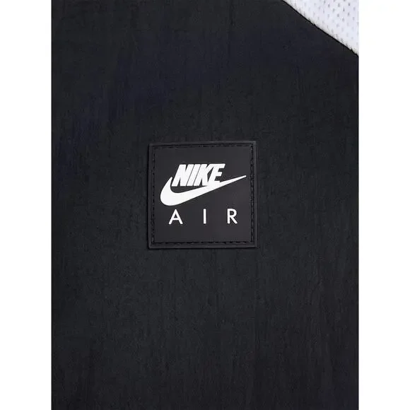 Nike Woven Full Zip Men’s Large Jacket Hoodie Black/White HJ0634-010 NWT